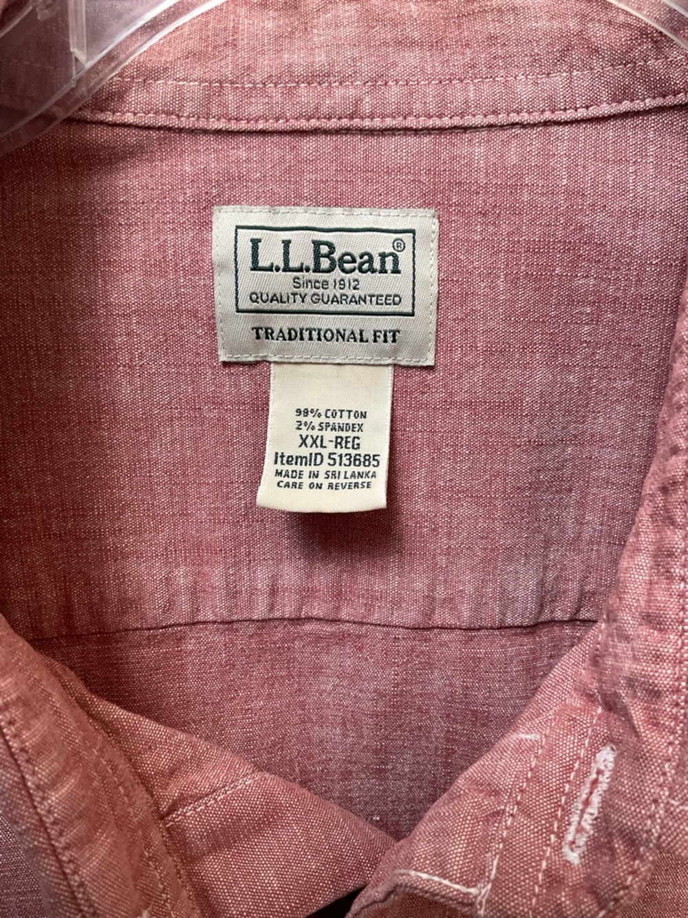 LL Bean Mens Short Sleeve Button Down - Picture 2 of 6